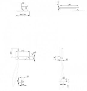 Душевая система ABBER Rund AF8717NG никель