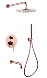 Душевая система ABBER Wasser Kreis AF8117RG розовое золото Душевая система ABBER Wasser Kreis AF8117RG розовое золото