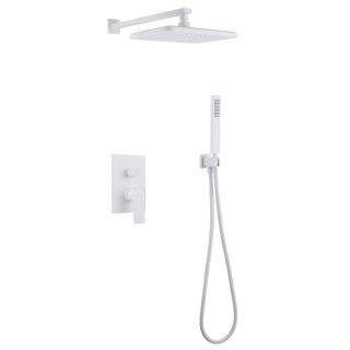 Душевой комплект ABBER Weiss Insel AF8018FW белый матовый