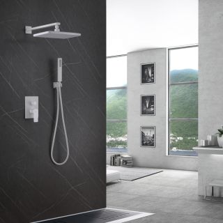 Душевой комплект ABBER Weiss Insel AF8018FW белый матовый
