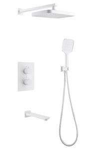 Душевая система ABBER Weiss Insel AF8050W с термостатом белый