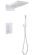 Душевая система ABBER Weiss Insel AF8052W с термостатом белый