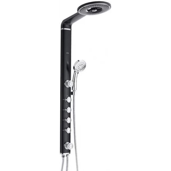 Душевая стойка Gappo G2417 чёрный/хром Душевая стойка Gappo G2417 чёрный/хром