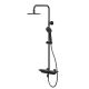 Душевая стойка Kohr Thermostatic 1WN810300DB-0000A с термостатом чёрный