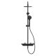 Душевая стойка Kohr Thermostatic 1WN810300DB-0000A с термостатом чёрный