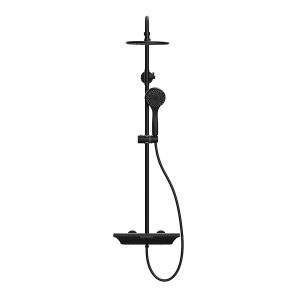 Душевая стойка Kohr Thermostatic 1WN820300DB-0000A с термостатом чёрный