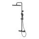 Душевая стойка Kohr Thermostatic Sun 1WN180300DB-0000A с термостатом чёрный