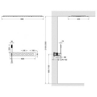 Душевой комплект Timo Petruma SX-5229/03SM с термостатом чёрный матовый Душевой комплект Timo Petruma SX-5229/03SM с термостатом чёрный матовый