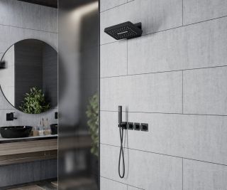 Душевой комплект Timo Petruma SX-5249/03SM с термостатом чёрный матовый Душевой комплект Timo Petruma SX-5249/03SM с термостатом чёрный матовый