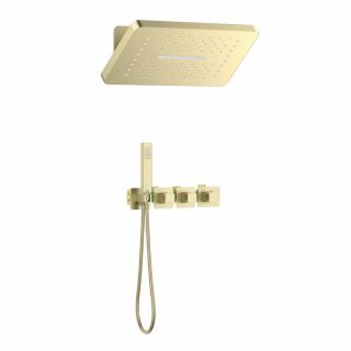 Душевой комплект Timo Petruma SX-5249/17SM с термостатом золото матовое Душевой комплект Timo Petruma SX-5249/17SM с термостатом золото матовое
