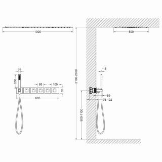 Душевой комплект Timo Petruma SX-5329/00SM с термостатом хром Душевой комплект Timo Petruma SX-5329/00SM с термостатом хром