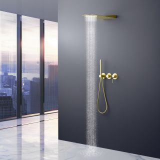 Душевой комплект Timo Saona SX-2340/17SM золото матовое Душевой комплект Timo Saona SX-2340/17SM золото матовое