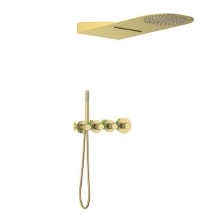 Душевой комплект Timo Saona SX-2350/17SM золото матовое Душевой комплект Timo Saona SX-2350/17SM золото матовое