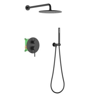 Душевой комплект Timo Saona SX-2369/03SM чёрный матовый