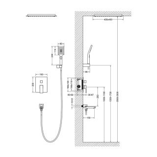 Душевой комплект Timo Selene SX-2039/00SM хром Душевой комплект Timo Selene SX-2039/00SM хром