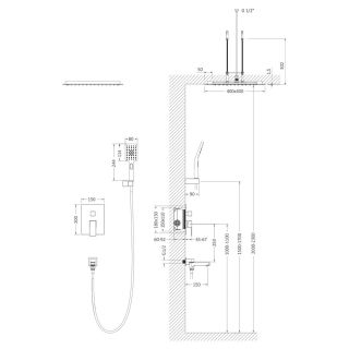 Душевой комплект Timo Selene SX-2039/17SM золото матовое Душевой комплект Timo Selene SX-2039/17SM золото матовое