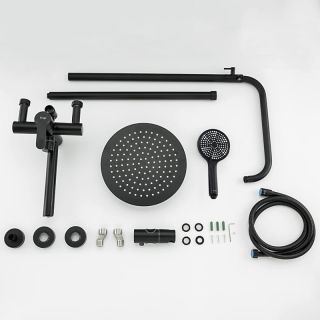 Душевая стойка Frap F24801-6 черный