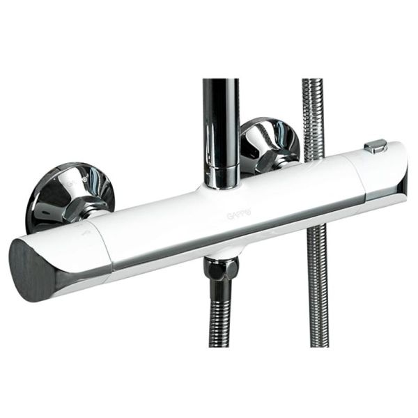 Душевая стойка Gappo G2403-48 белый/хром Душевая стойка Gappo G2403-48 белый/хром