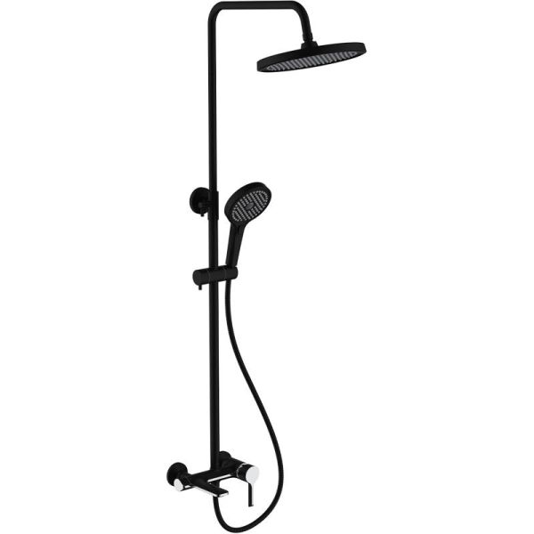 Душевая стойка Gappo G2403-6 чёрный/хром Душевая стойка Gappo G2403-6 чёрный/хром