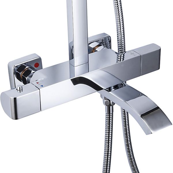 Душевая стойка Gappo G2407-40 с термостатом хром