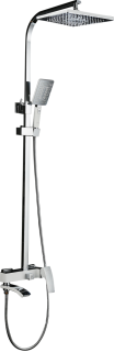 Душевая стойка Gappo G2407-8 белый/хром Душевая стойка Gappo G2407-8 белый/хром