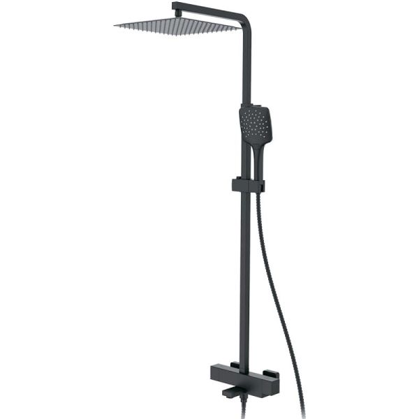 Душевая стойка Gappo G2417-60 с термостатом чёрный Душевая стойка Gappo G2417-60 с термостатом чёрный