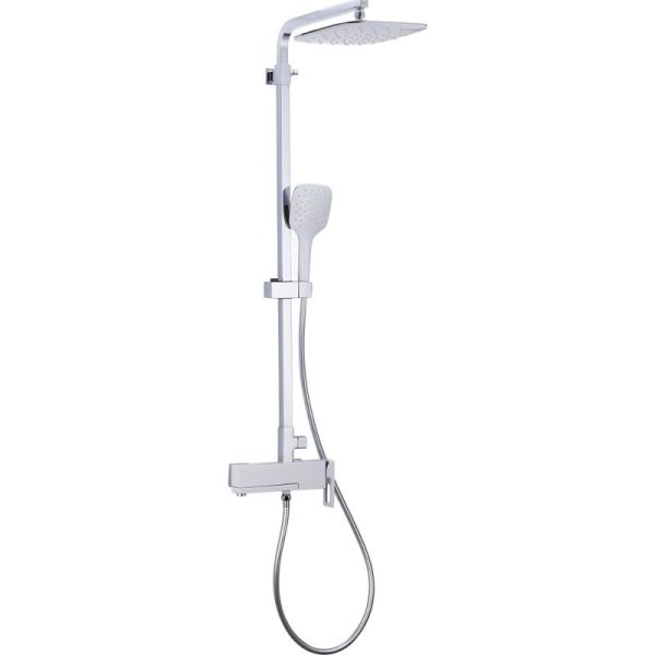 Душевая стойка Gappo G2417-8 белый/хром Душевая стойка Gappo G2417-8 белый/хром