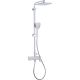 Душевая стойка Gappo G2417-8 белый/хром Душевая стойка Gappo G2417-8 белый/хром