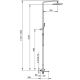 Душевая стойка Gappo G2417-8 белый/хром Душевая стойка Gappo G2417-8 белый/хром