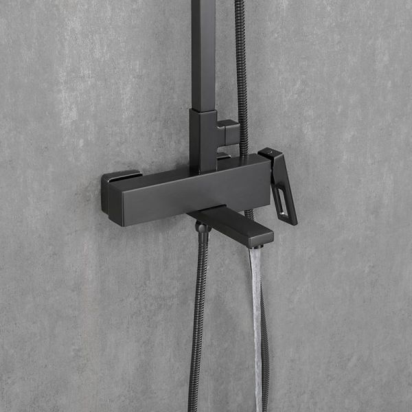 Душевая стойка Gappo G2417-9 оружейная сталь Душевая стойка Gappo G2417-9 оружейная сталь