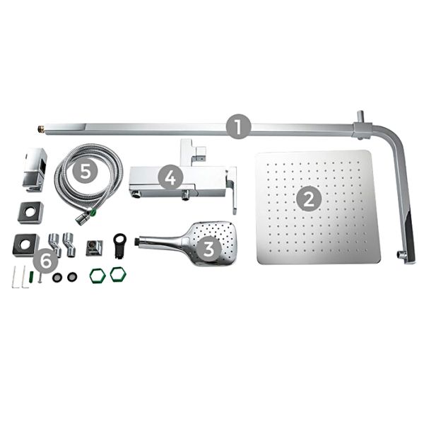Душевая стойка Gappo G2418-1 хром Душевая стойка Gappo G2418-1 хром