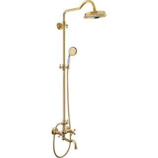 Душевая стойка Gappo G2489-6 золото Душевая стойка Gappo G2489-6 золото