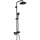 Душевая стойка Gappo G2490-6 с термостатом чёрный Душевая стойка Gappo G2490-6 с термостатом чёрный
