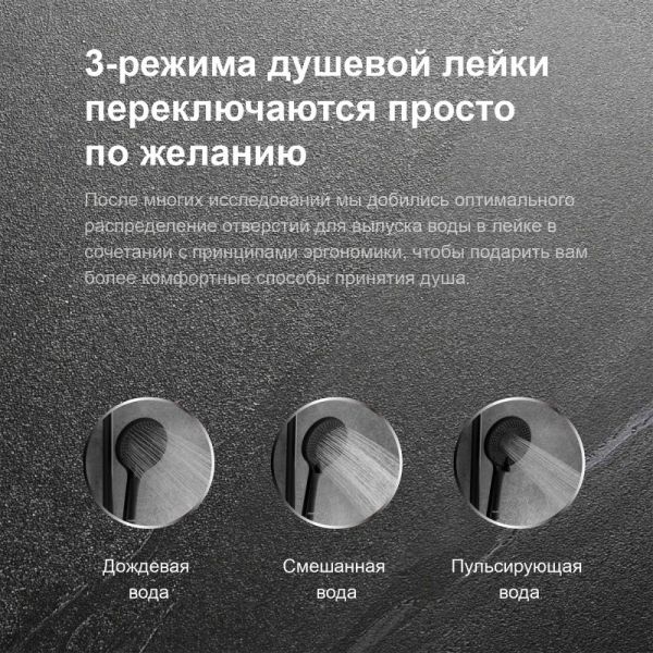 Душевая стойка Gappo G2495-5 чёрный Душевая стойка Gappo G2495-5 чёрный
