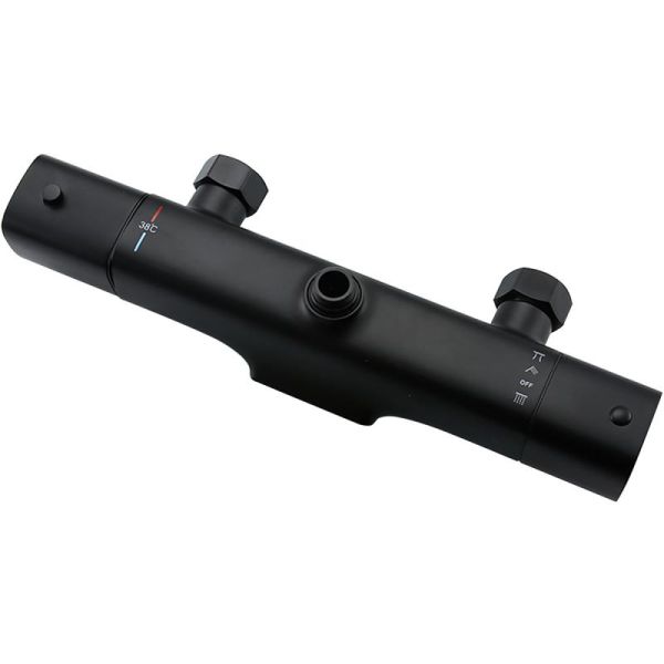 Душевая стойка Gappo G2495-76 с термостатом чёрный Душевая стойка Gappo G2495-76 с термостатом чёрный