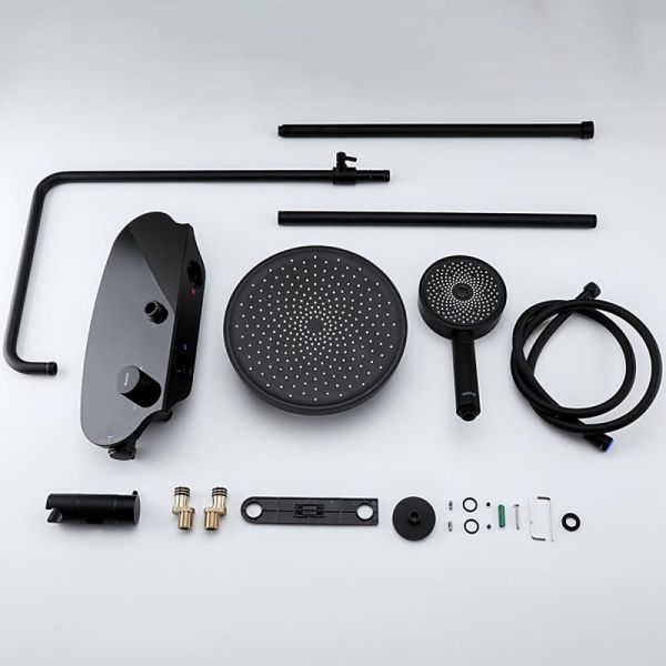 Душевая стойка Gappo G2495-86 чёрный Душевая стойка Gappo G2495-86 чёрный