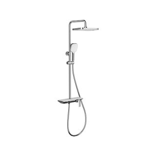 Душевая стойка Gappo G2496-10 белый/хром Душевая стойка Gappo G2496-10 белый/хром
