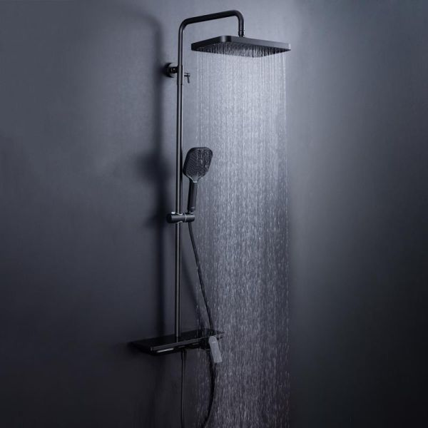 Душевая стойка Gappo G2496-16 чёрный Душевая стойка Gappo G2496-16 чёрный