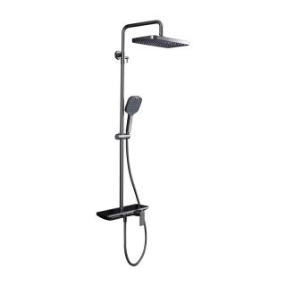 Душевая стойка Gappo G2496-19 оружейная сталь Душевая стойка Gappo G2496-19 оружейная сталь