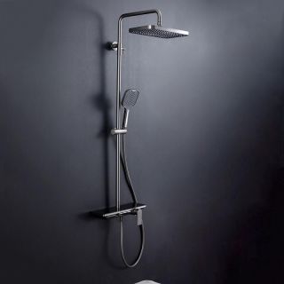 Душевая стойка Gappo G2496-19 оружейная сталь