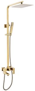 Душевая стойка ABBER Daheim матовое золото AF8216G