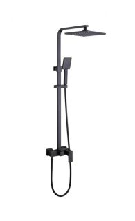 Душевая стойка ABBER Daheim AF8220BL чёрный матовый