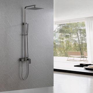 Душевая стойка ABBER Daheim AF8220NG оружейная сталь