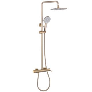 Душевая стойка ABBER Emotion AF8816GL золото матовое