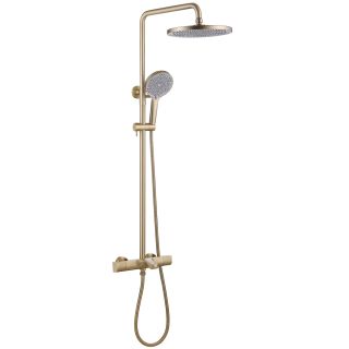 Душевая стойка ABBER Thermostat AF8516GL с термостатом золото матовое