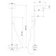 Душевая стойка ABBER Thermostat AF8516NGL с термостатом оружейная сталь