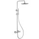Душевая стойка ABBER Wasser Kreis AF8160L с термостатом хром