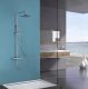 Душевая стойка ABBER Wasser Kreis AF8160L с термостатом хром