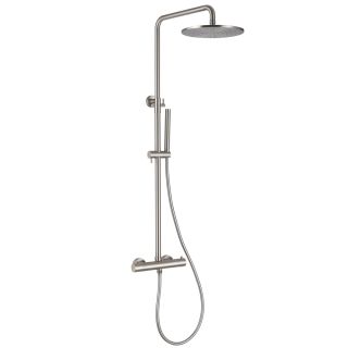 Душевая стойка ABBER Wasser Kreis AF8160SPL с термостатом сатин