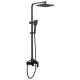 Душевая стойка ABBER Wasserfall AF8616BL чёрный матовый